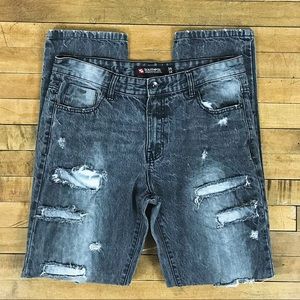 South Pole 34x34 Distressed Jeans Slim Straight